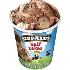 BEN & JERRY'S HALF BAKED 500ML